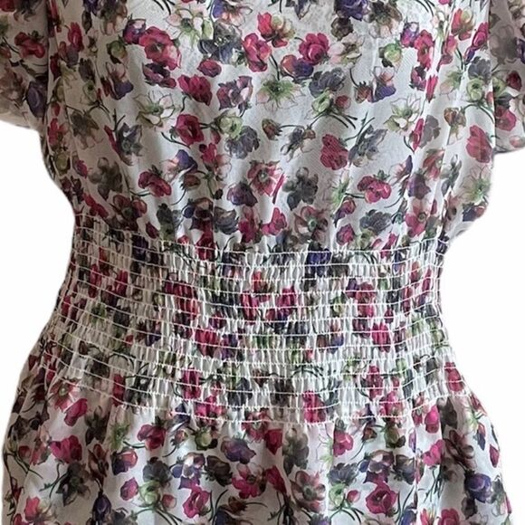 Ted Baker London Floral Print Jadii Blouse Size 3 - Picture 5 of 11